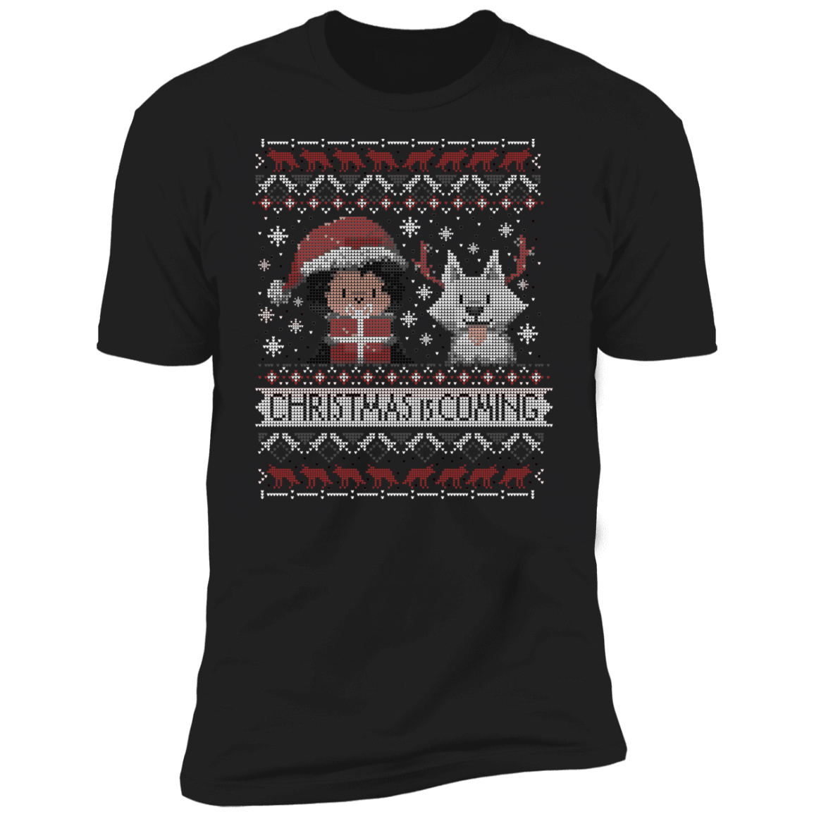 T-Shirts Black / X-Small Christmas is Coming Men's Premium T-Shirt