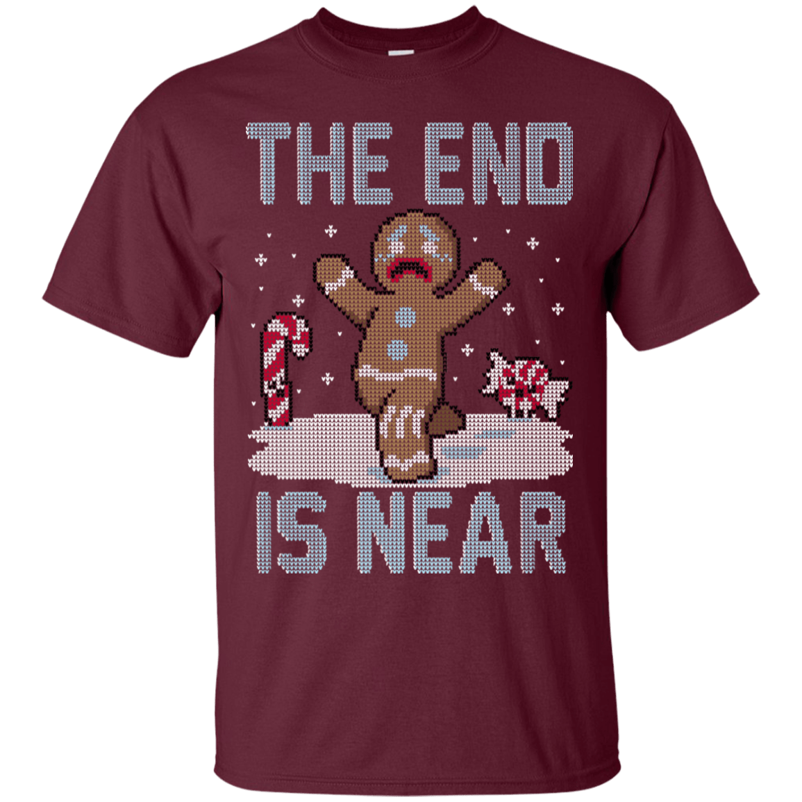 T-Shirts Maroon / S Christmas Is Near T-Shirt