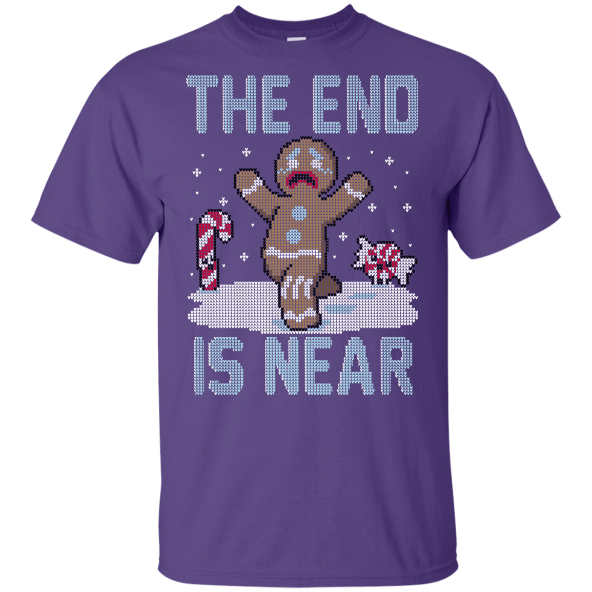 T-Shirts Purple / YXS Christmas Is Near Youth T-Shirt