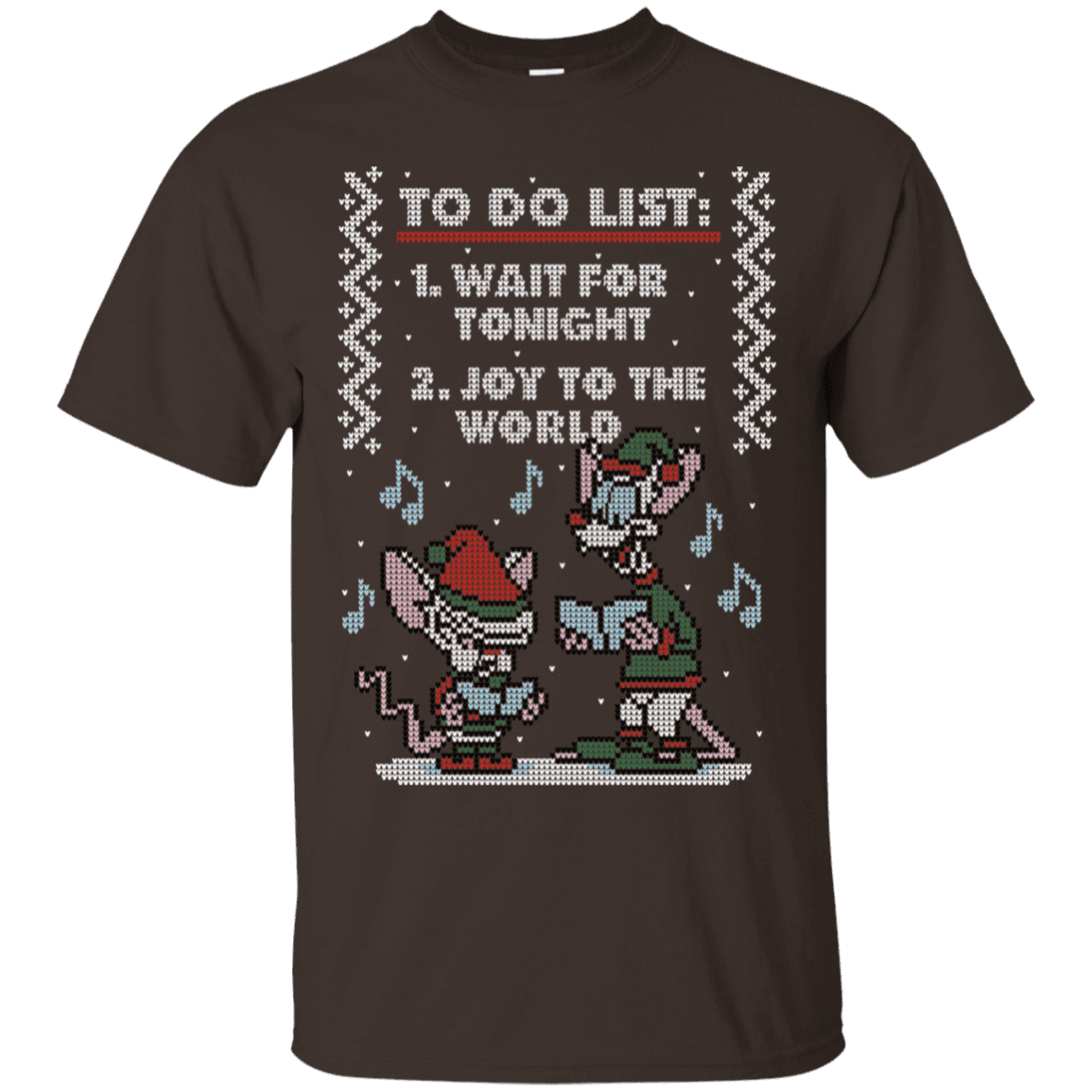 T-Shirts Dark Chocolate / S Christmas List T-Shirt