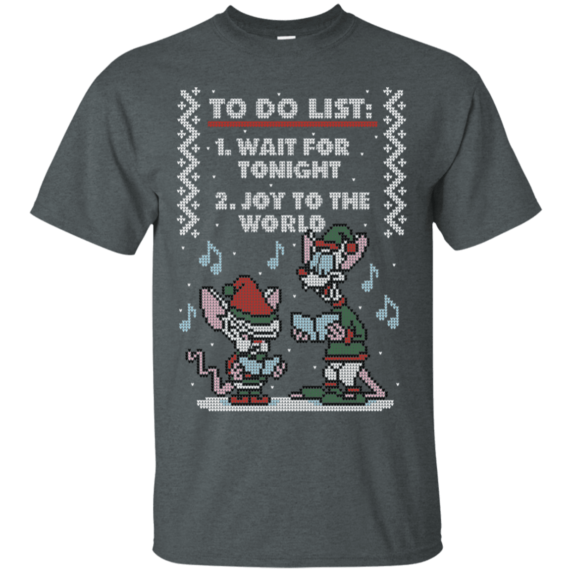 T-Shirts Dark Heather / S Christmas List T-Shirt