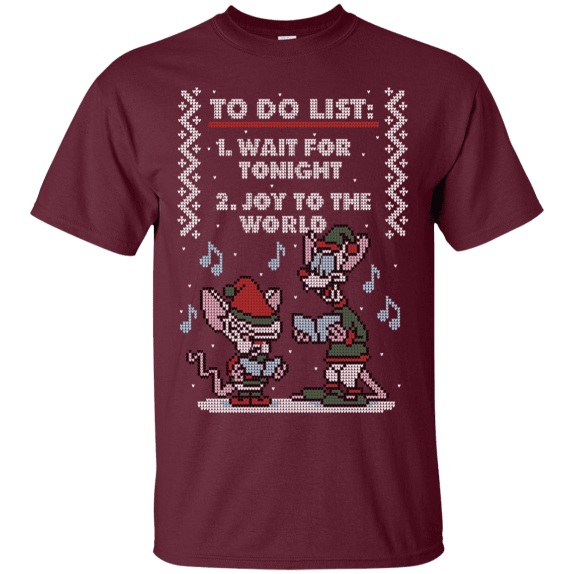 T-Shirts Maroon / S Christmas List T-Shirt