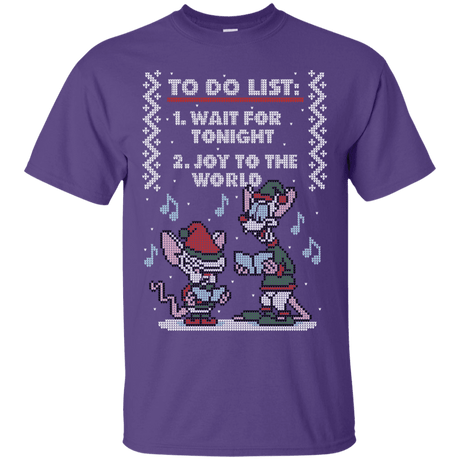T-Shirts Purple / S Christmas List T-Shirt