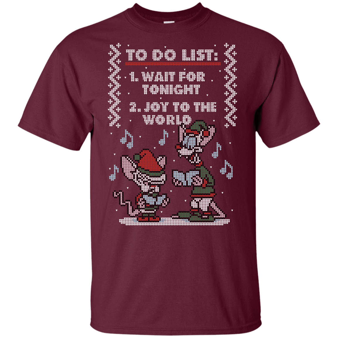 T-Shirts Maroon / YXS Christmas List Youth T-Shirt