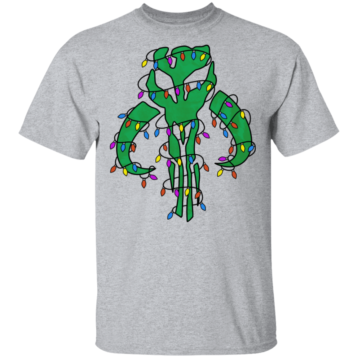 T-Shirts Sport Grey / S Christmas Mando T-Shirt