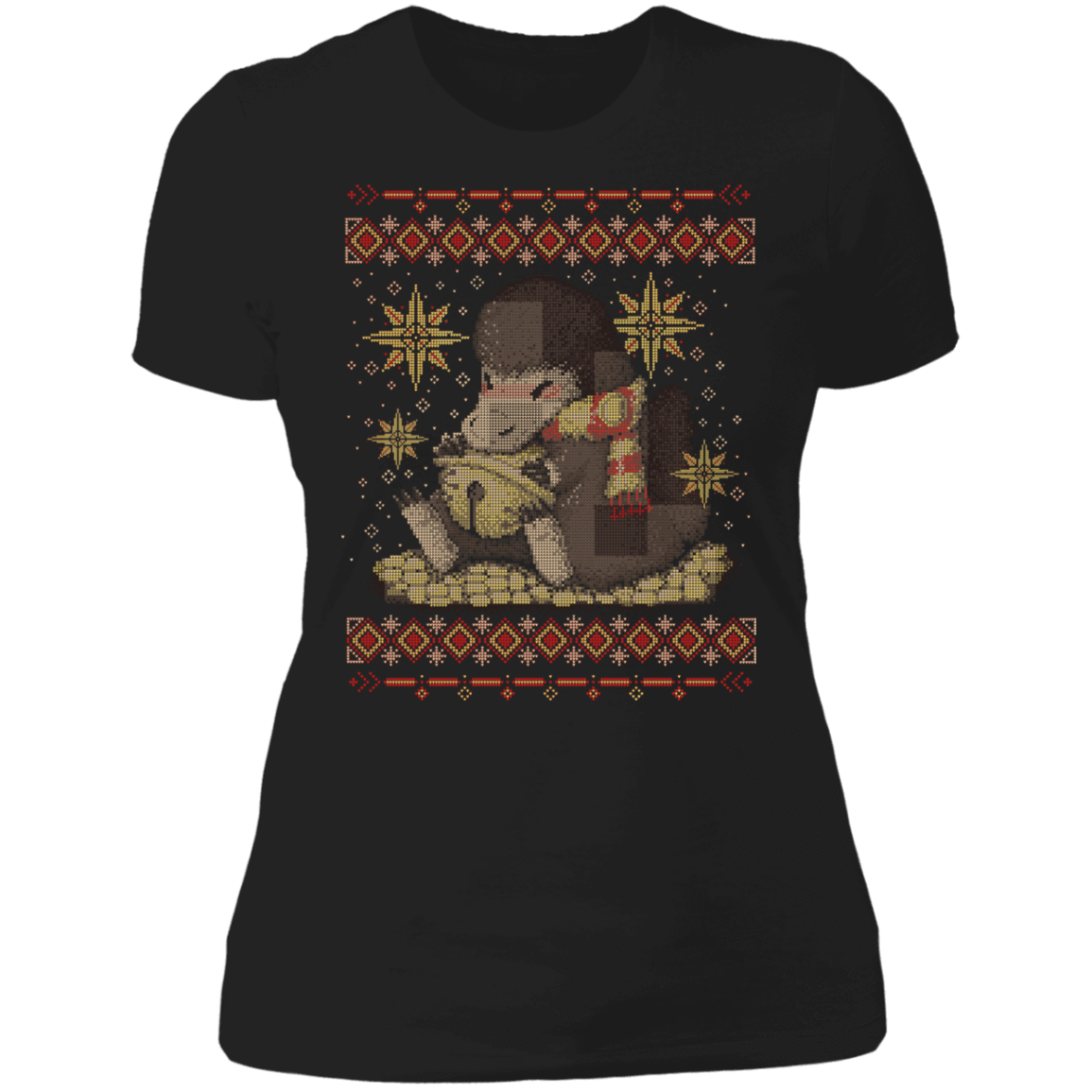 T-Shirts Black / X-Small Christmas Niffler Women's Premium T-Shirt
