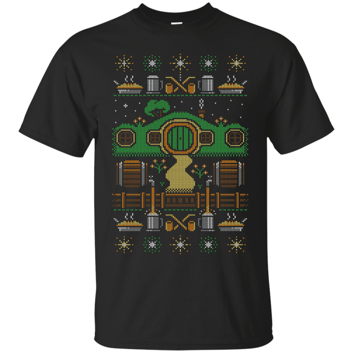 T-Shirts Black / Small Christmas Shire T-Shirt