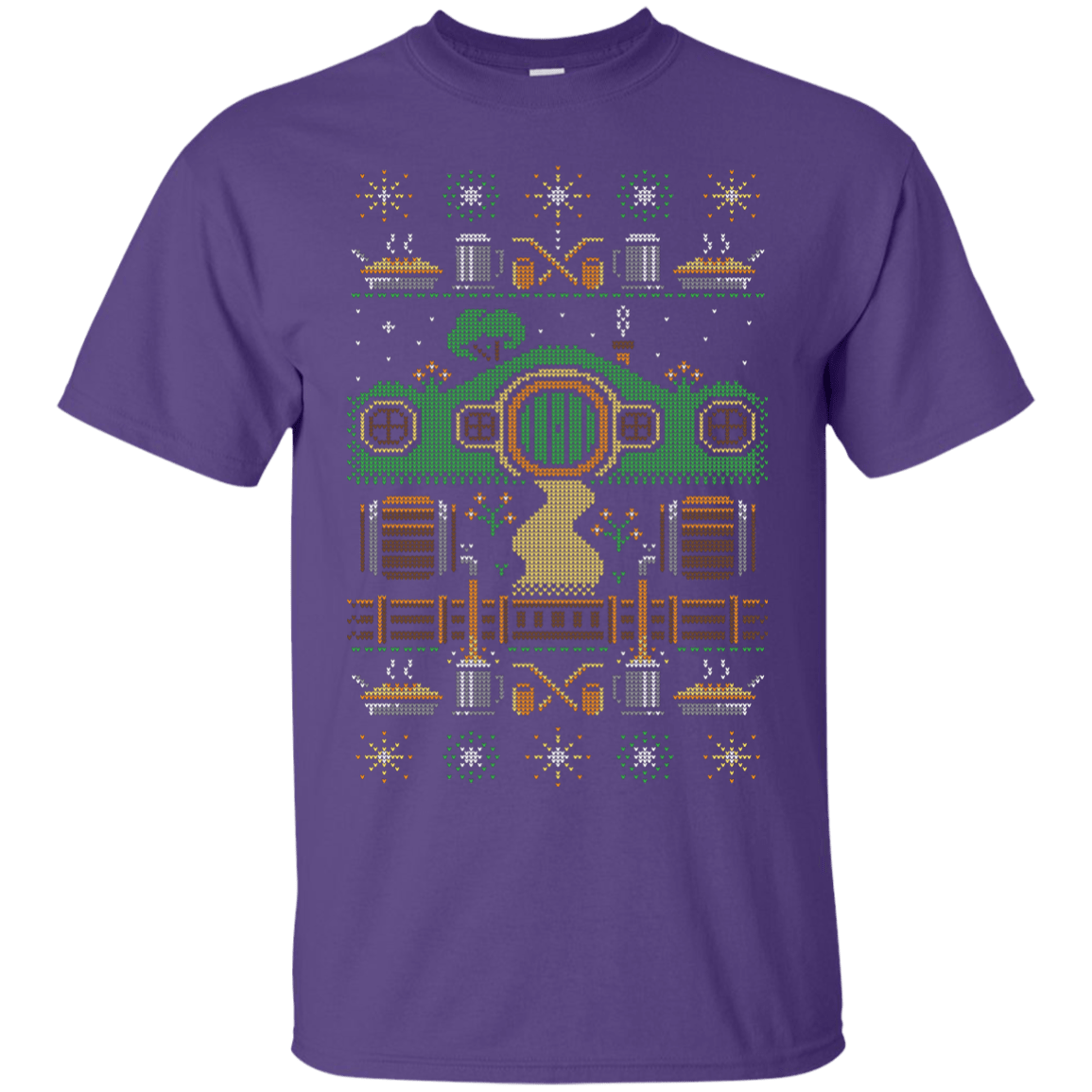 T-Shirts Purple / Small Christmas Shire T-Shirt