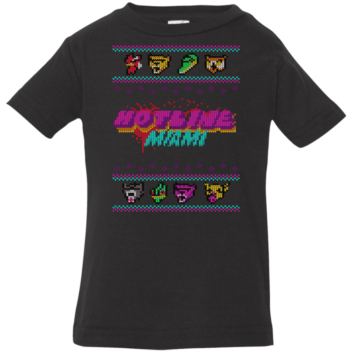 T-Shirts Black / 6 Months Christmas Sweater Hotline Miami Infant Premium T-Shirt