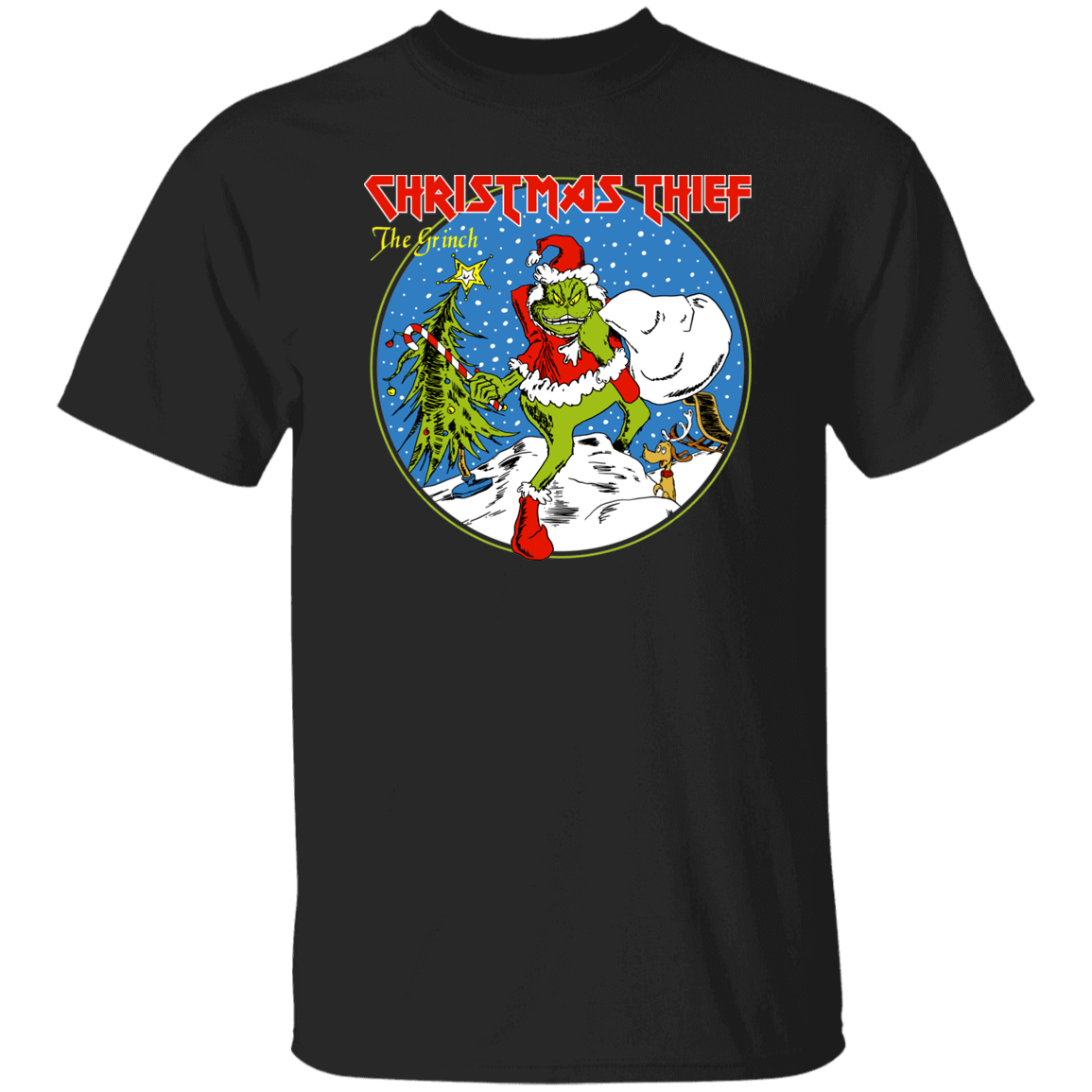 T-Shirts Black / S Christmas Thief T-Shirt
