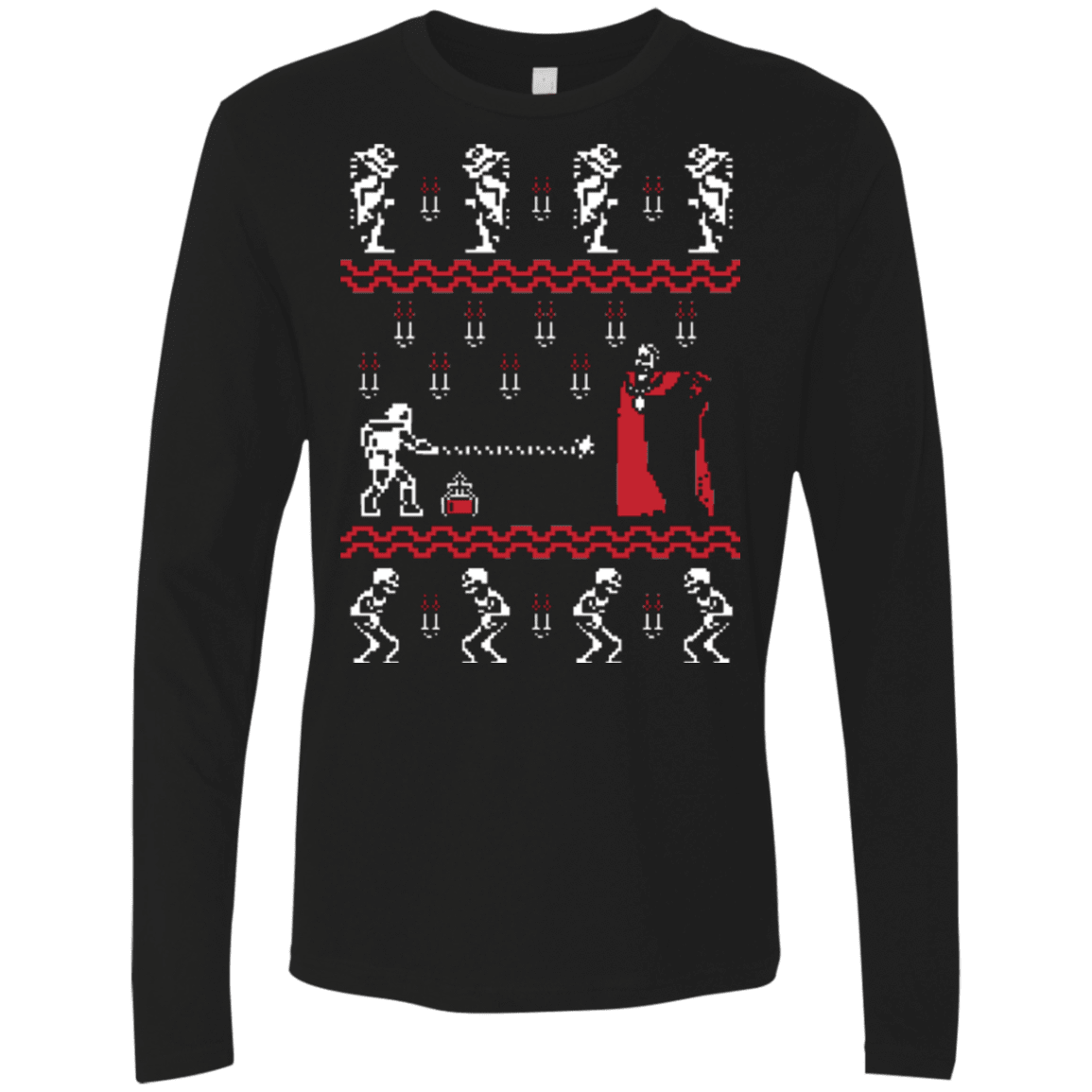 T-Shirts Black / Small Christmasvania Men's Premium Long Sleeve