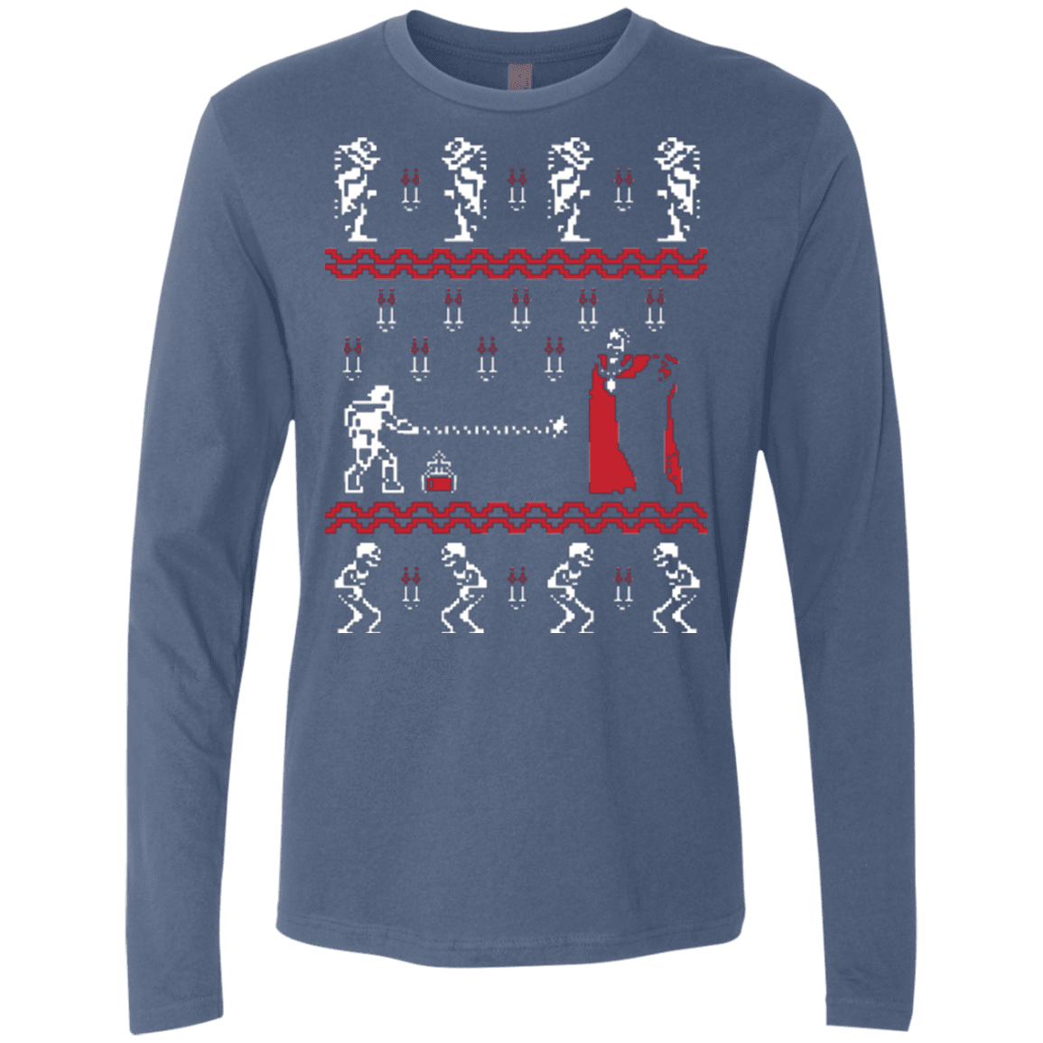 T-Shirts Indigo / Small Christmasvania Men's Premium Long Sleeve