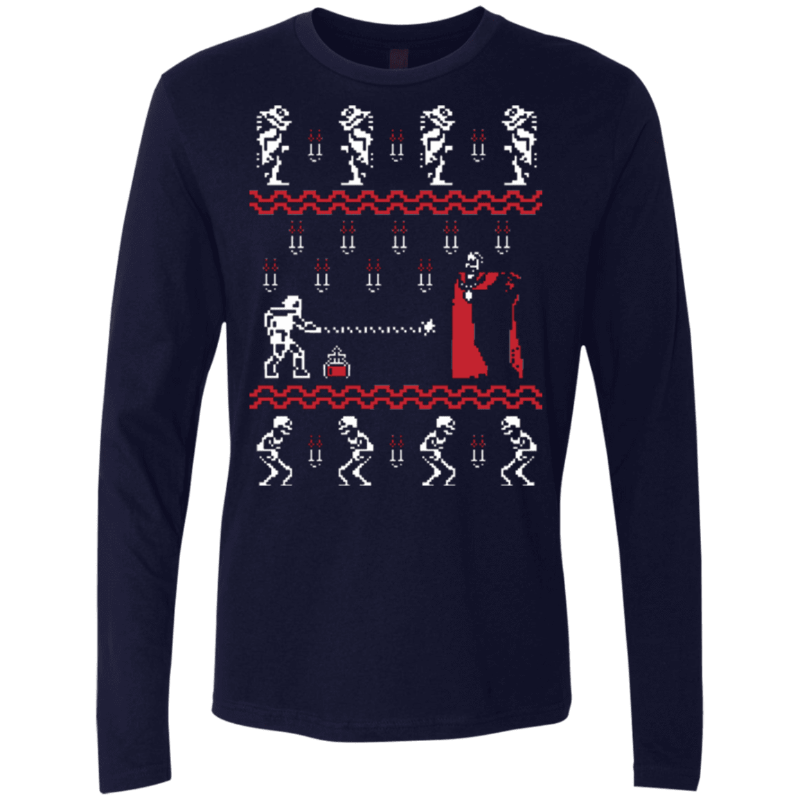 T-Shirts Midnight Navy / Small Christmasvania Men's Premium Long Sleeve