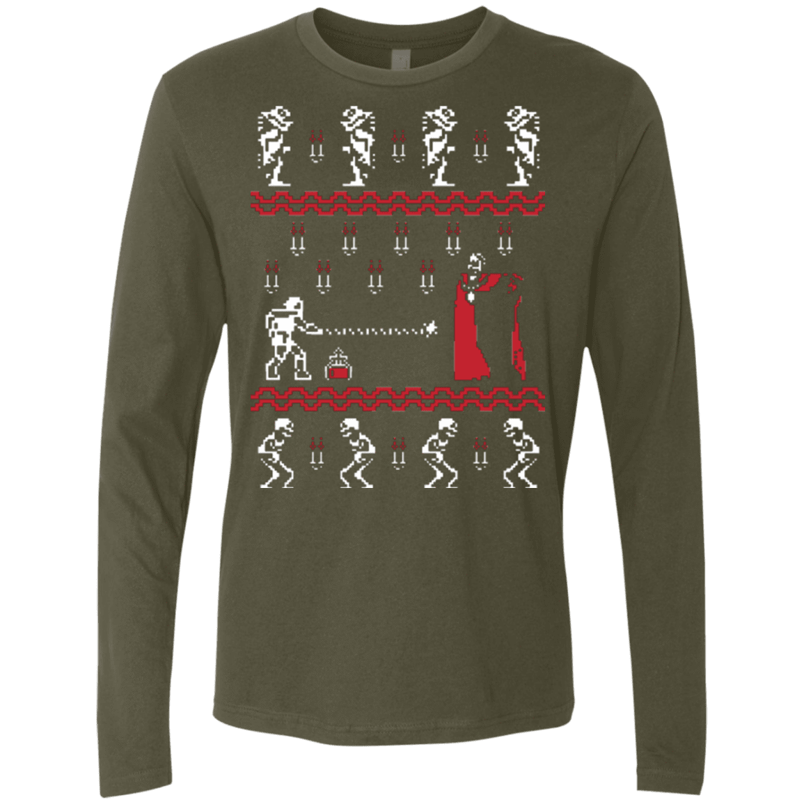 T-Shirts Military Green / Small Christmasvania Men's Premium Long Sleeve