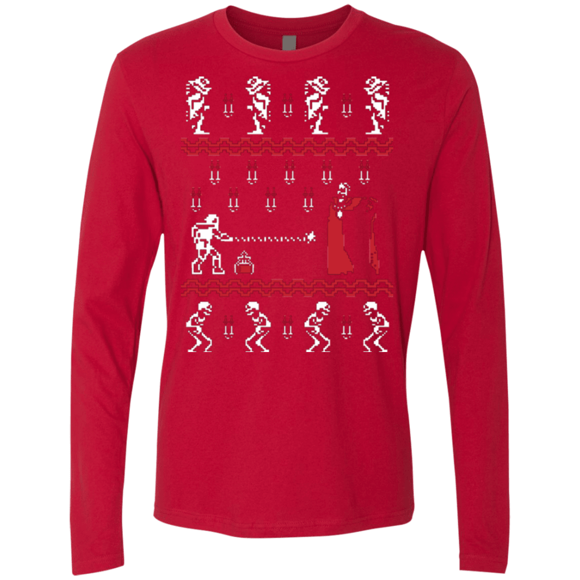 T-Shirts Red / Small Christmasvania Men's Premium Long Sleeve