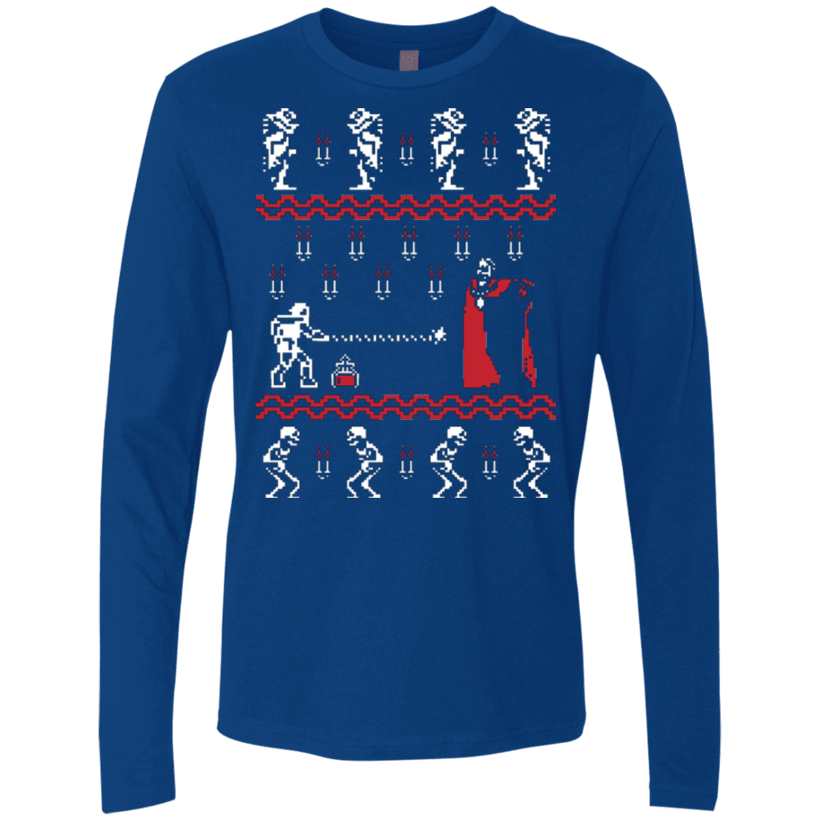 T-Shirts Royal / Small Christmasvania Men's Premium Long Sleeve