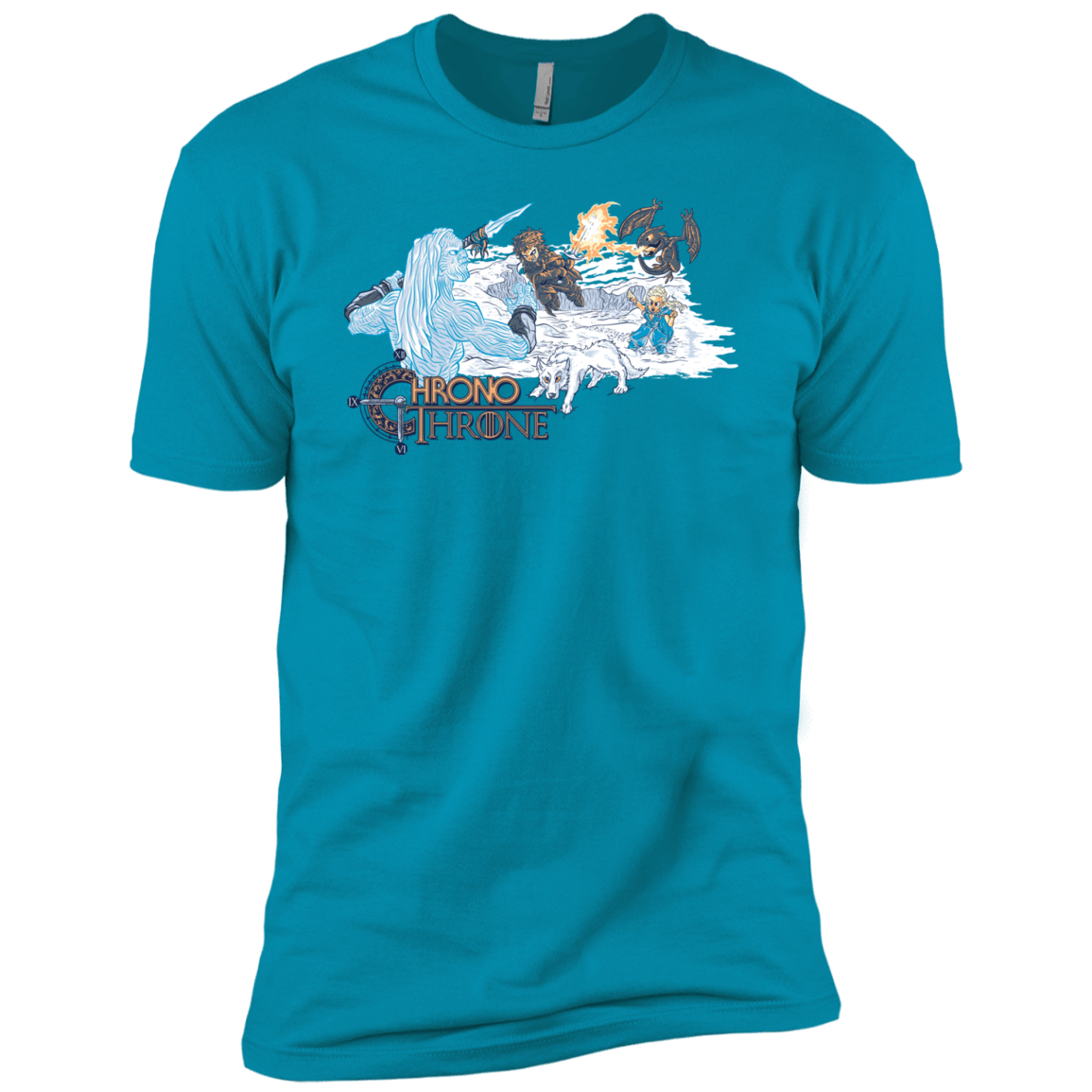 T-Shirts Turquoise / YXS Chrono Throne Boys Premium T-Shirt