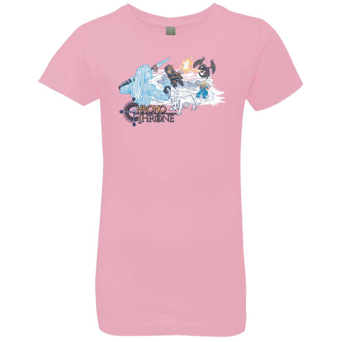 T-Shirts Light Pink / YXS Chrono Throne Girls Premium T-Shirt