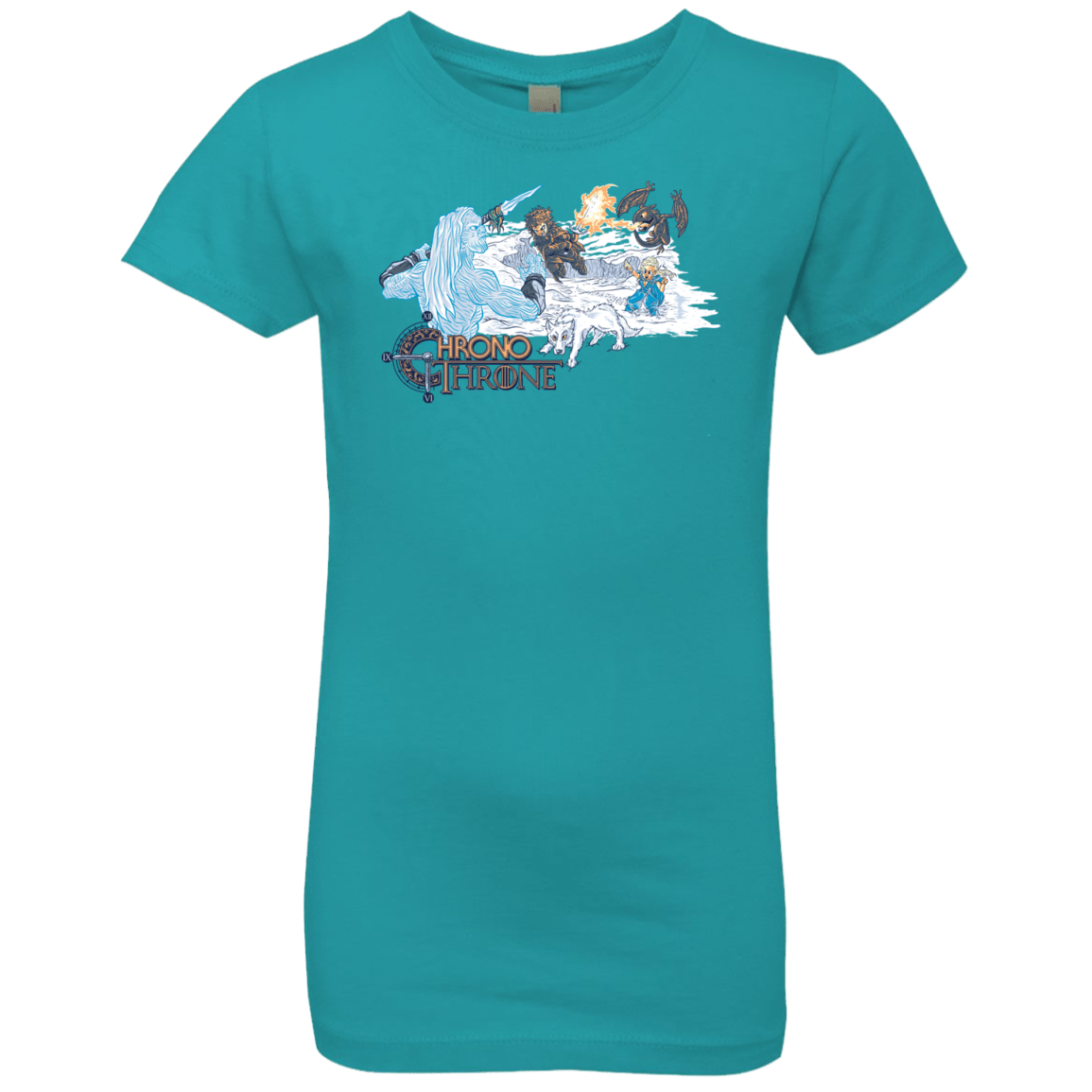 T-Shirts Tahiti Blue / YXS Chrono Throne Girls Premium T-Shirt