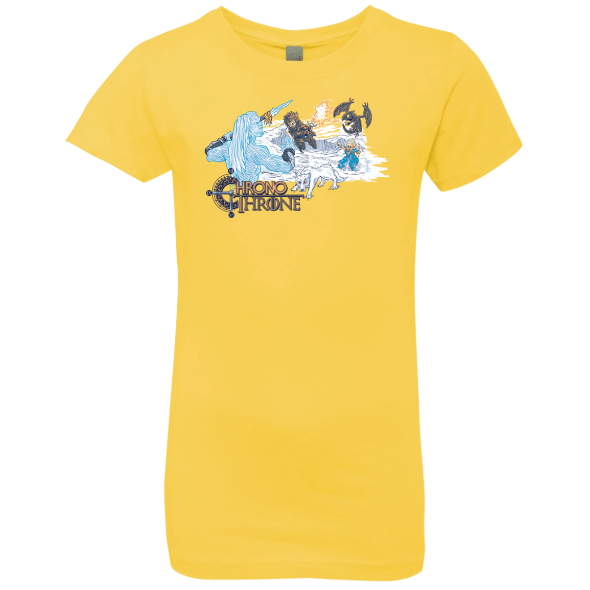 T-Shirts Vibrant Yellow / YXS Chrono Throne Girls Premium T-Shirt