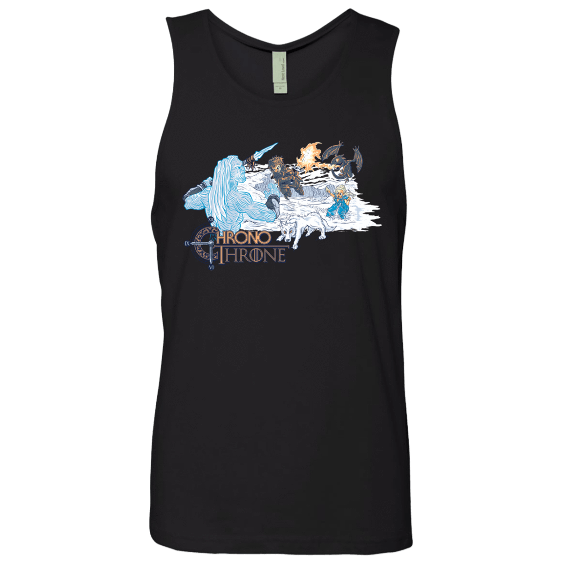 T-Shirts Black / Small Chrono Throne Men's Premium Tank Top