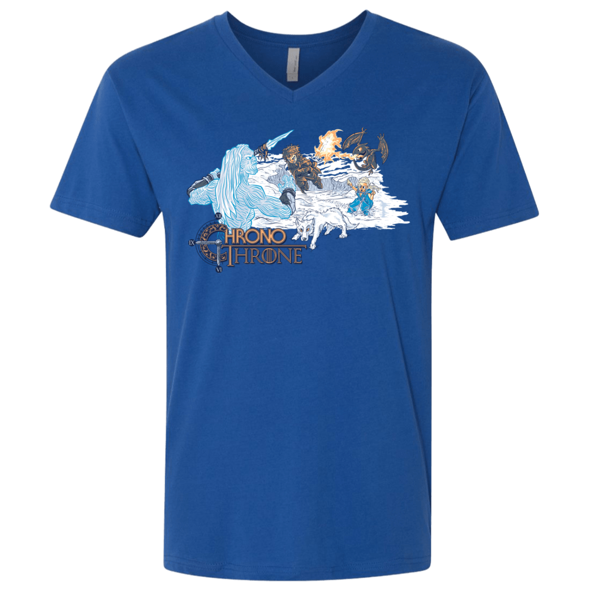 T-Shirts Royal / X-Small Chrono Throne Men's Premium V-Neck