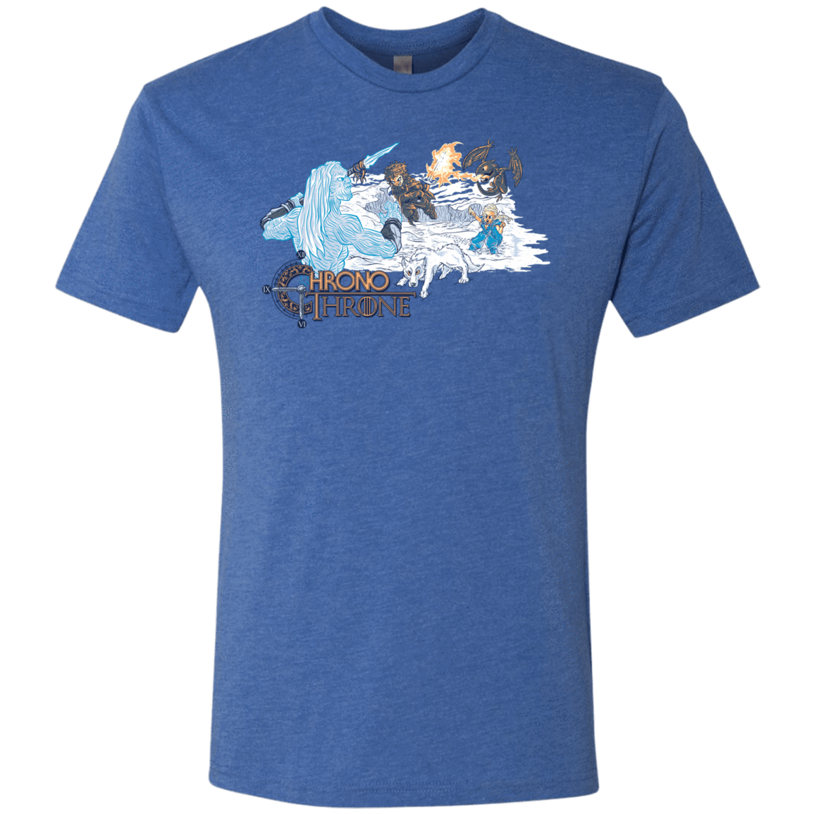 T-Shirts Vintage Royal / Small Chrono Throne Men's Triblend T-Shirt