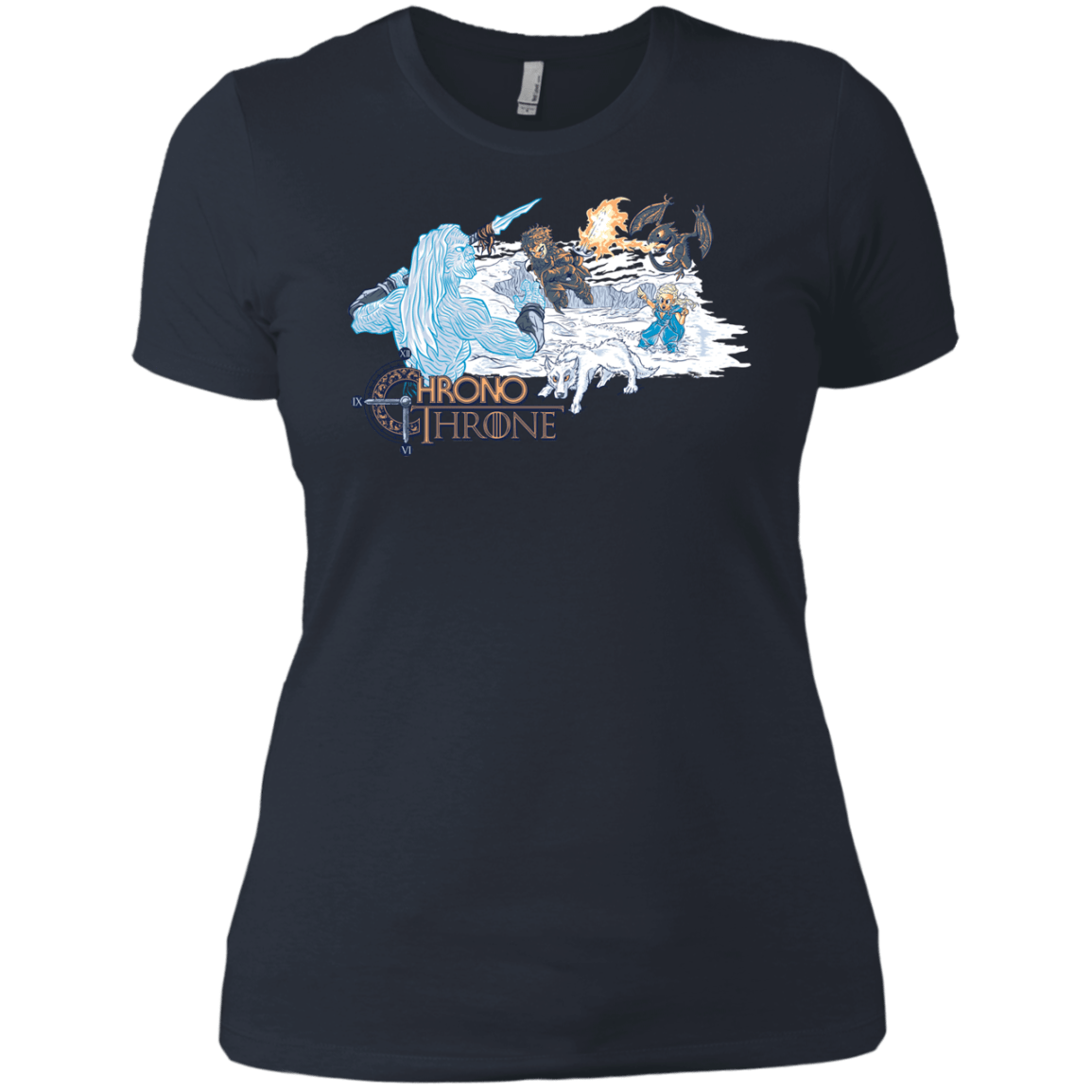 T-Shirts Indigo / X-Small Chrono Throne Women's Premium T-Shirt