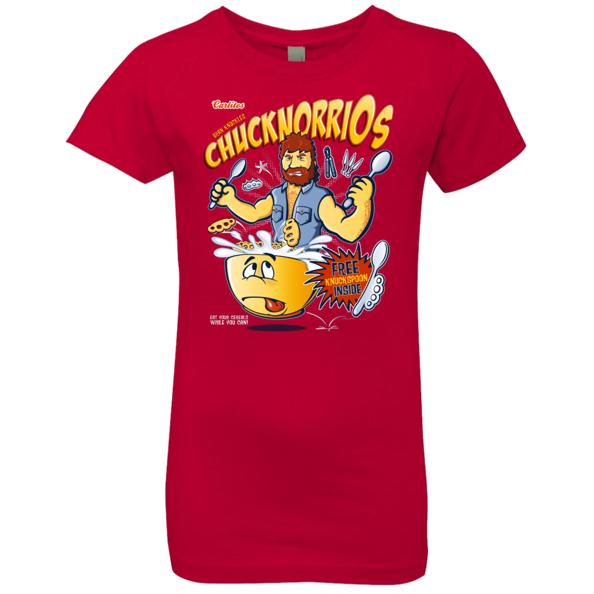 T-Shirts Red / YXS ChucknorriOs Girls Premium T-Shirt