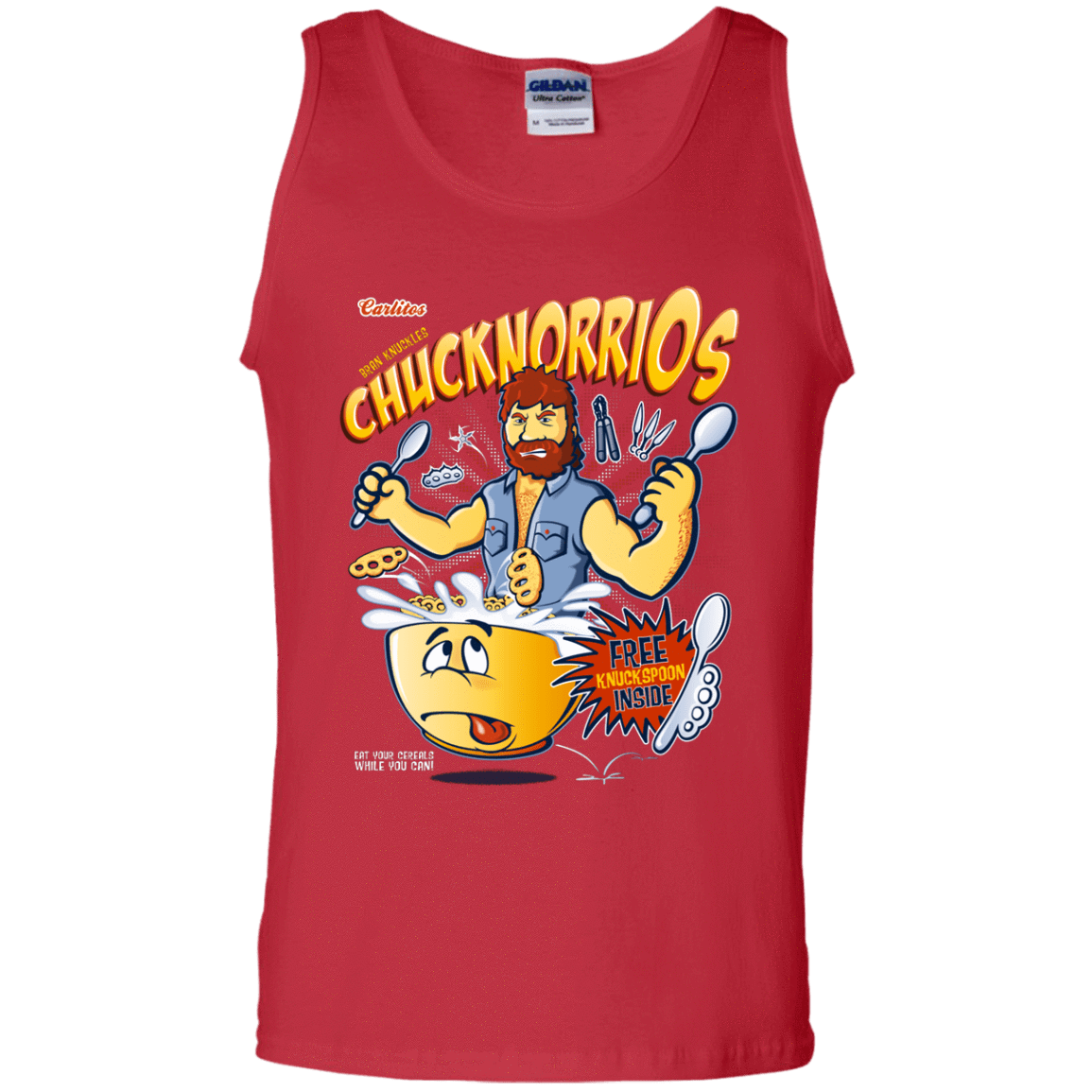 T-Shirts Red / S ChucknorriOs Men's Tank Top