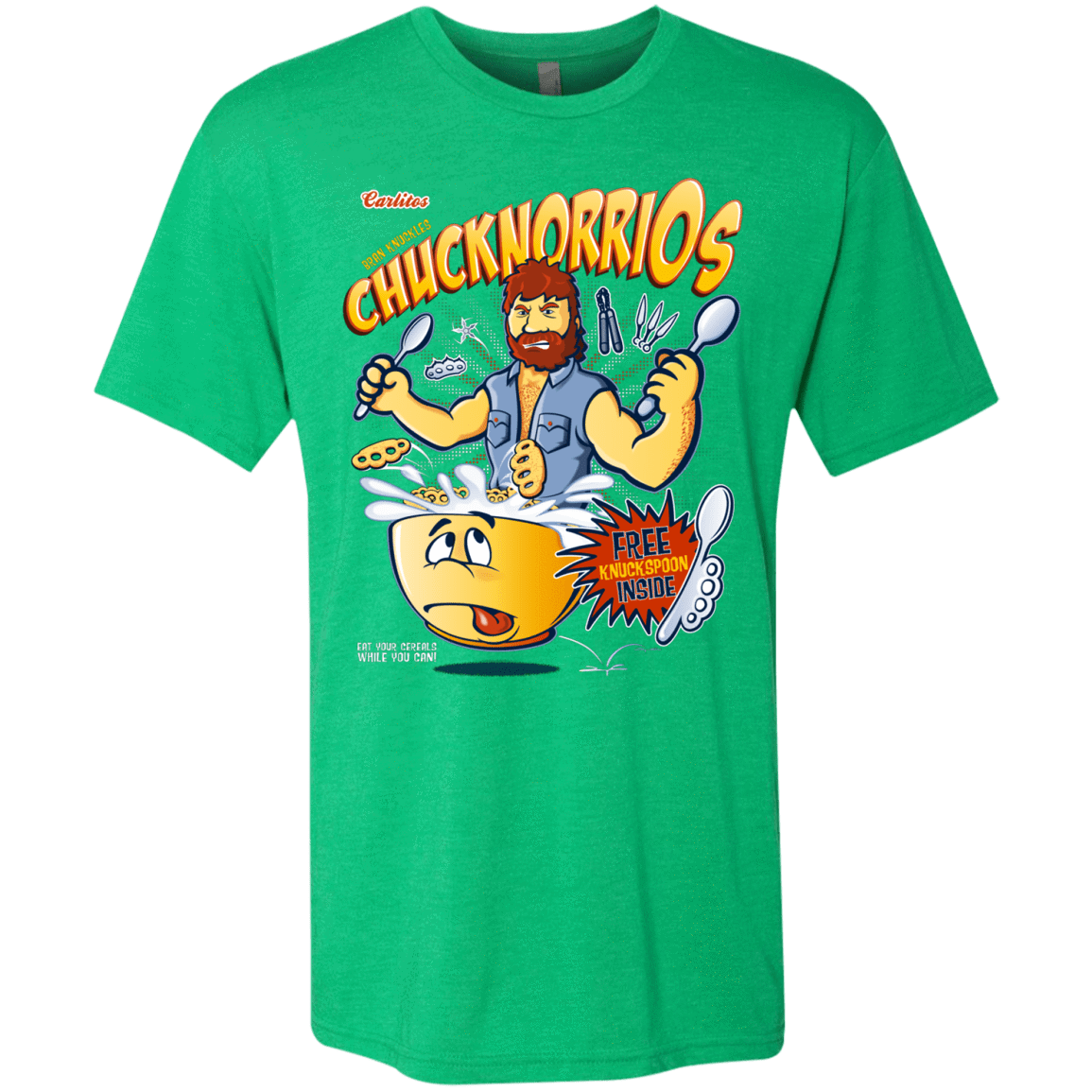 T-Shirts Envy / S ChucknorriOs Men's Triblend T-Shirt