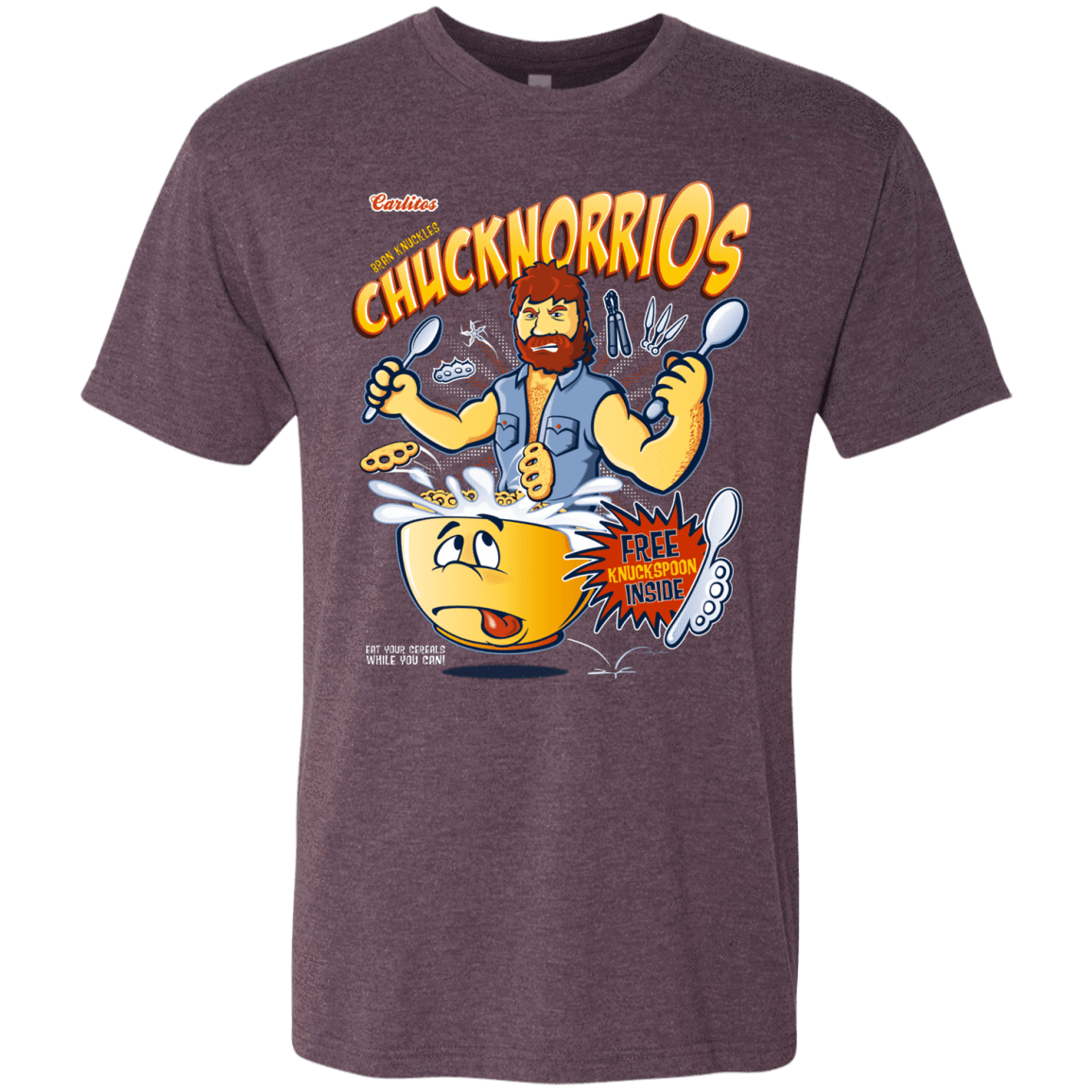 T-Shirts Vintage Purple / S ChucknorriOs Men's Triblend T-Shirt