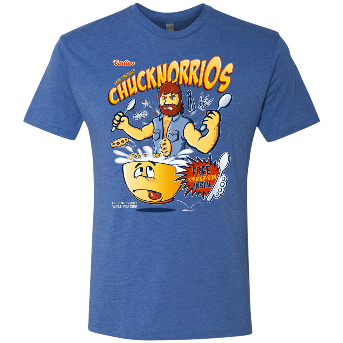 T-Shirts Vintage Royal / S ChucknorriOs Men's Triblend T-Shirt