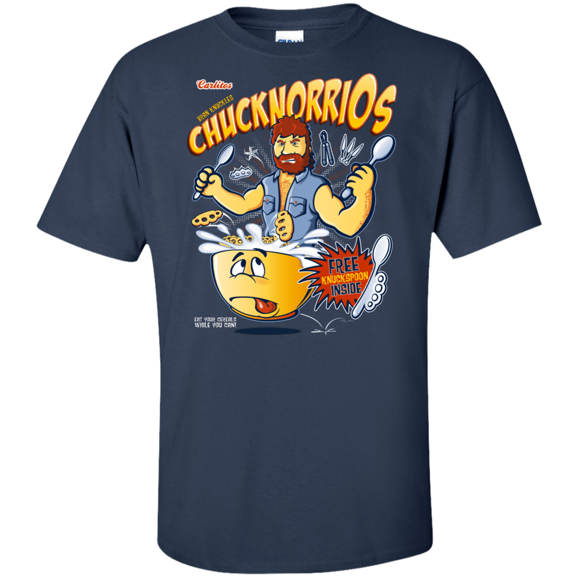 T-Shirts Navy / XLT ChucknorriOs Tall T-Shirt