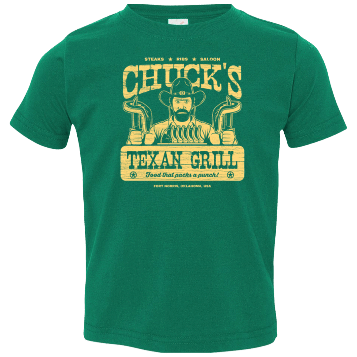 T-Shirts Kelly / 2T Chucks Texan Grill Toddler Premium T-Shirt