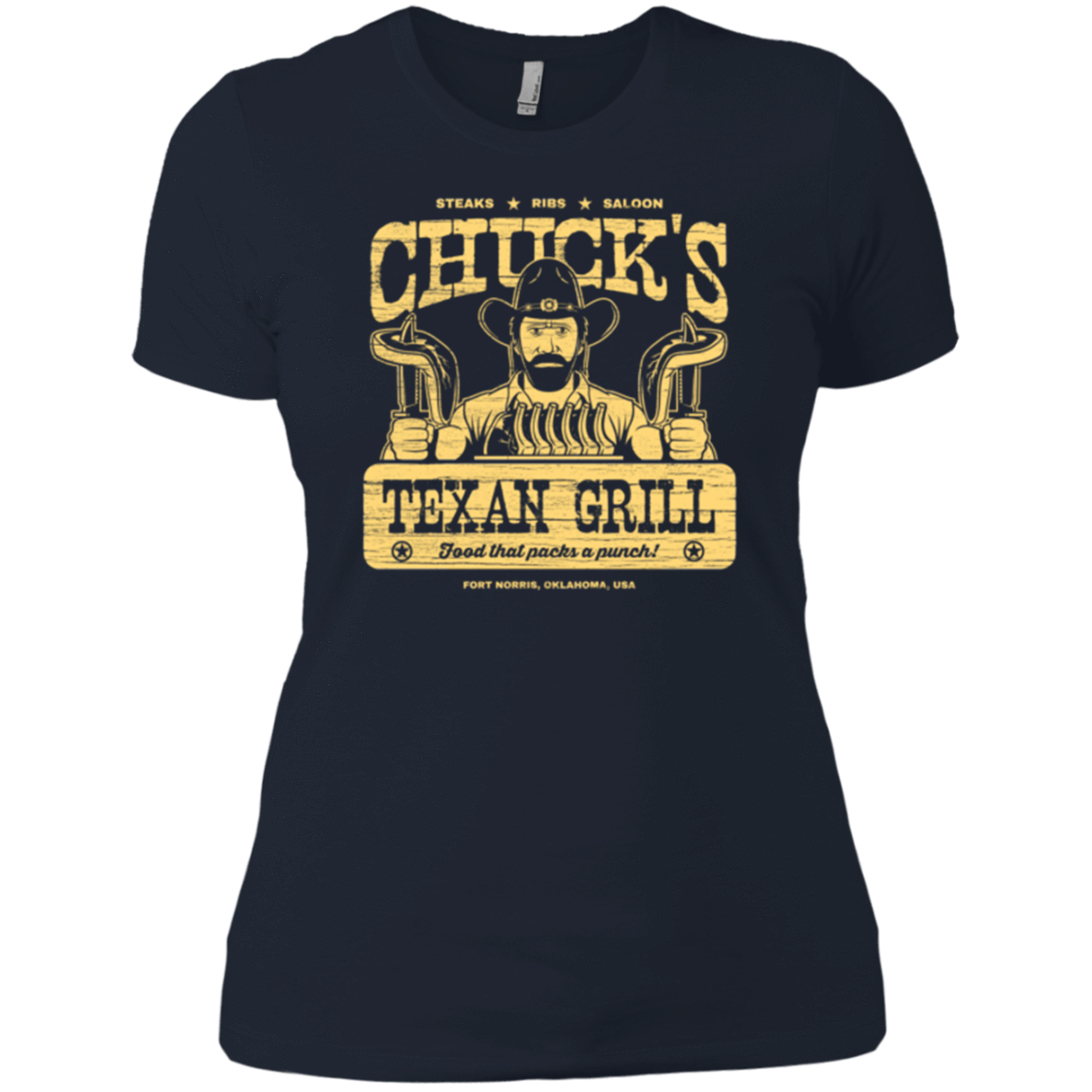 T-Shirts Midnight Navy / X-Small Chucks Texan Grill Women's Premium T-Shirt