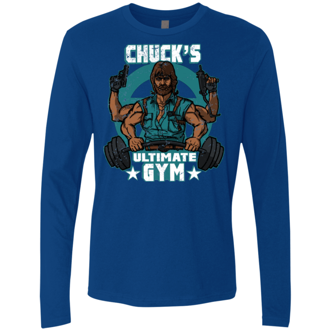 T-Shirts Royal / Small Chucks Ultimate Gym Men's Premium Long Sleeve