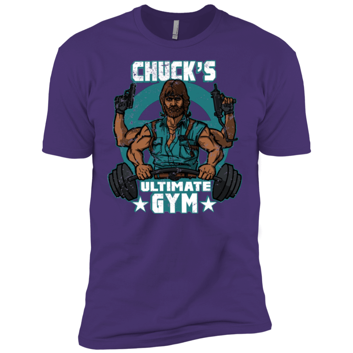 T-Shirts Purple Rush/ / X-Small Chucks Ultimate Gym Men's Premium T-Shirt
