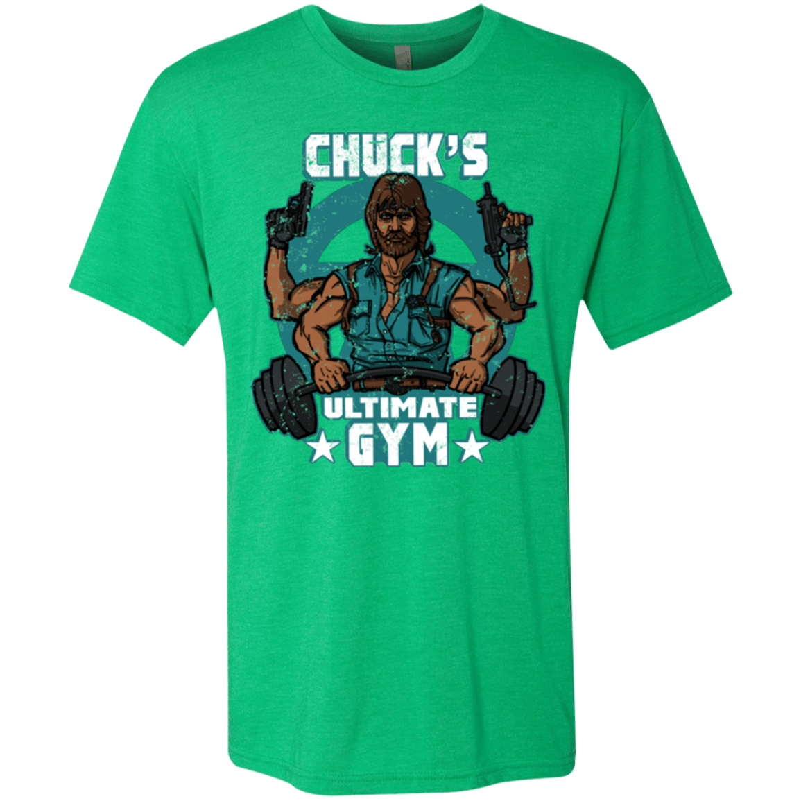 T-Shirts Envy / Small Chucks Ultimate Gym Men's Triblend T-Shirt