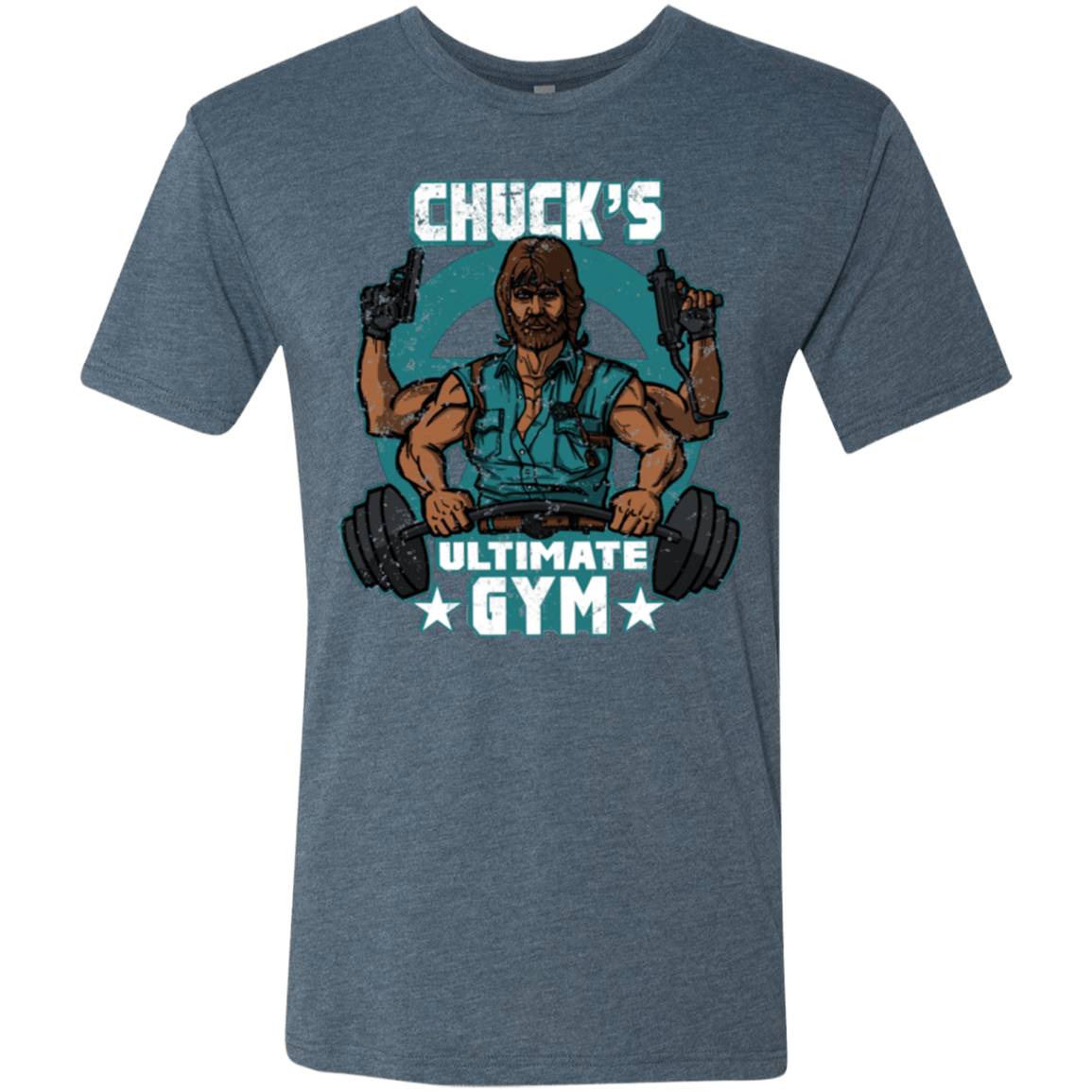 T-Shirts Indigo / Small Chucks Ultimate Gym Men's Triblend T-Shirt