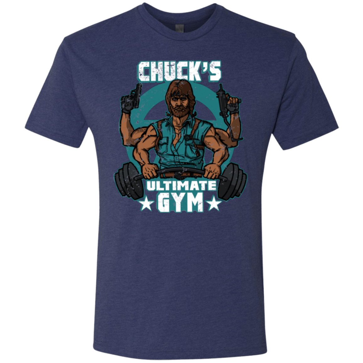T-Shirts Vintage Navy / Small Chucks Ultimate Gym Men's Triblend T-Shirt