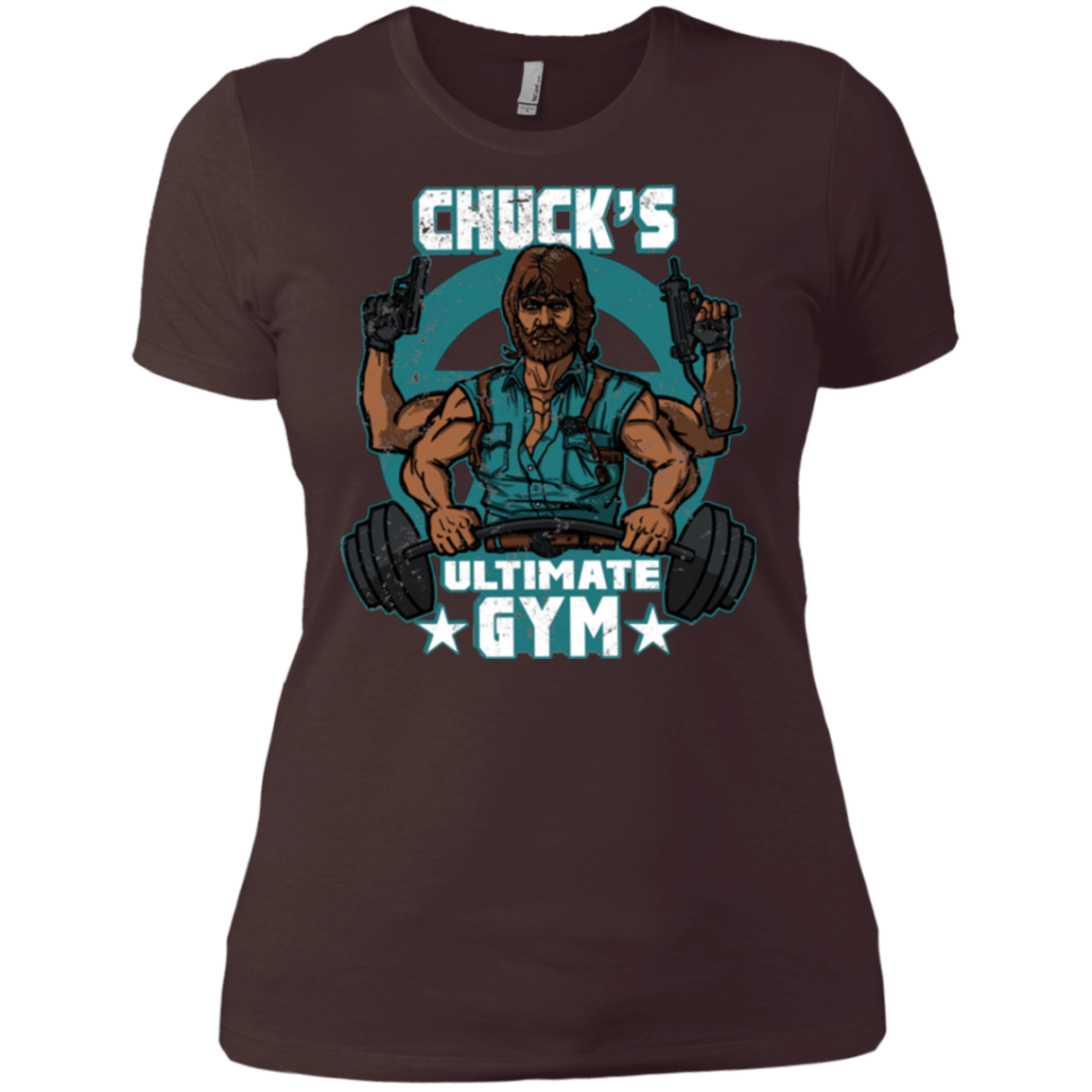 T-Shirts Dark Chocolate / X-Small Chucks Ultimate Gym Women's Premium T-Shirt