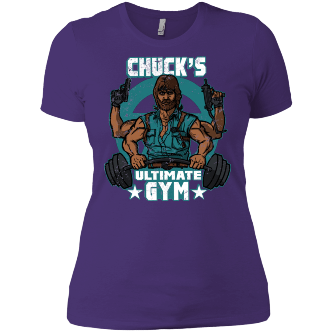 T-Shirts Purple Rush/ / X-Small Chucks Ultimate Gym Women's Premium T-Shirt