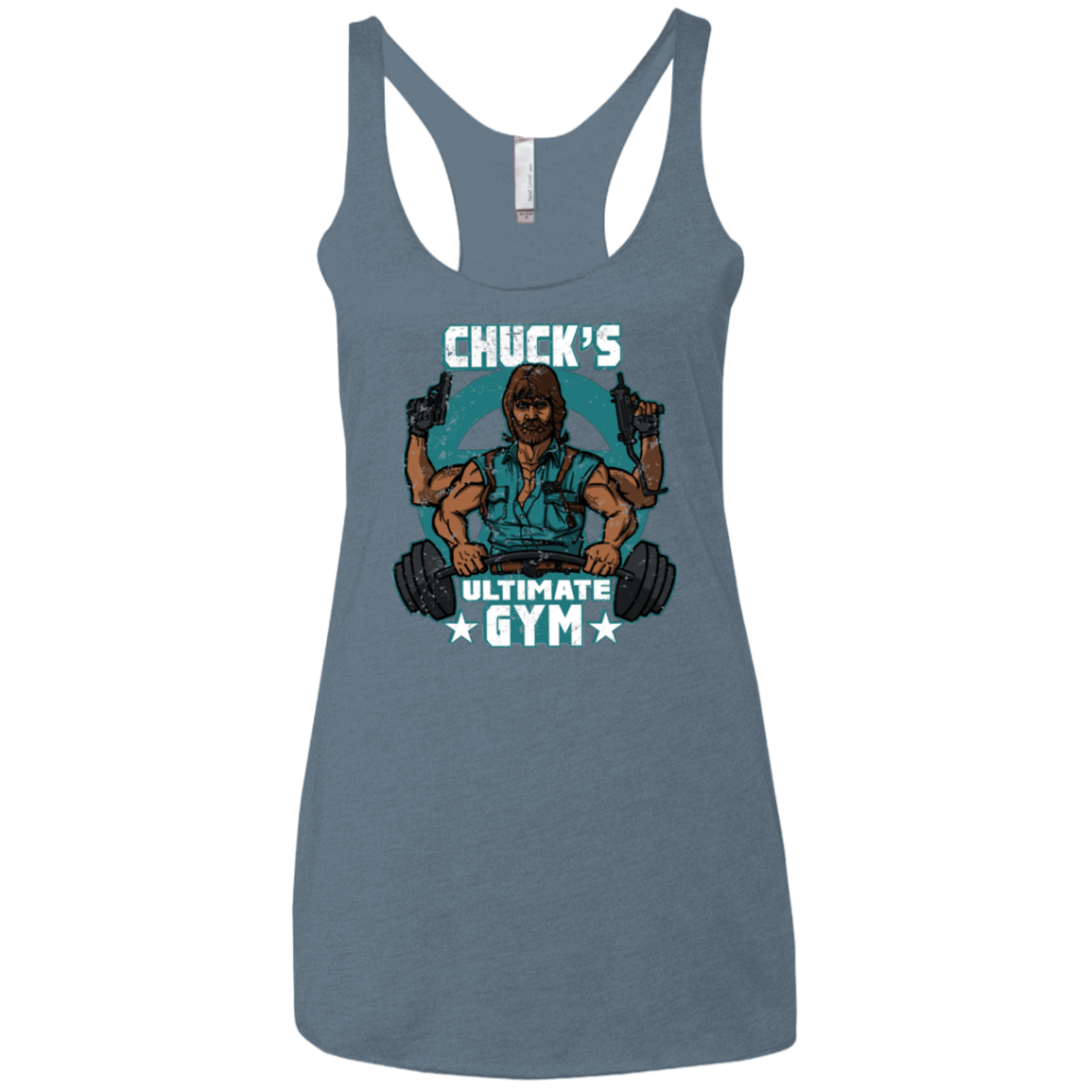T-Shirts Indigo / X-Small Chucks Ultimate Gym Women's Triblend Racerback Tank