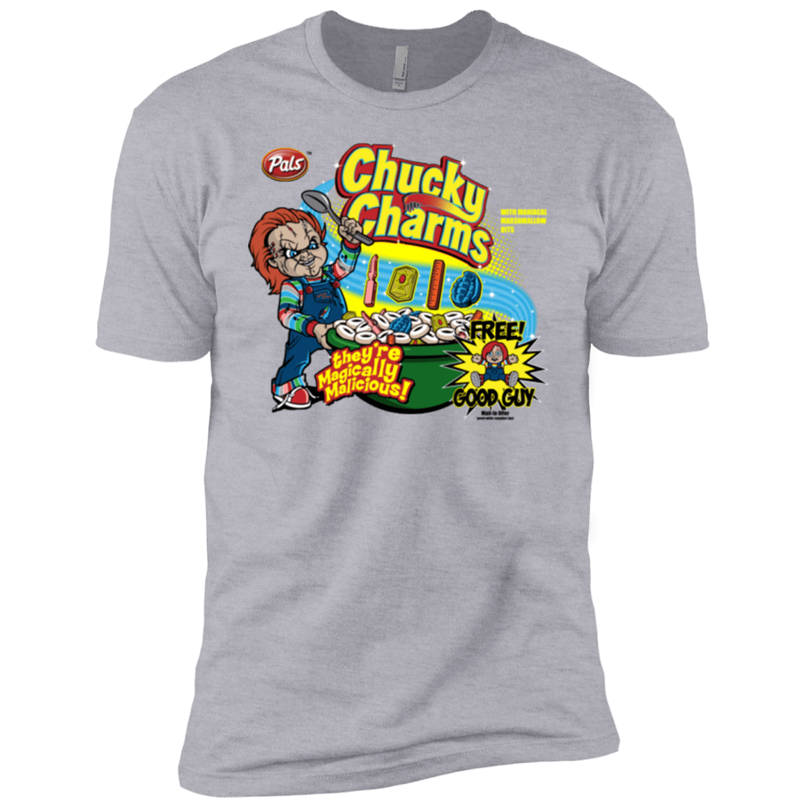 T-Shirts Heather Grey / YXS Chucky Charms Boys Premium T-Shirt