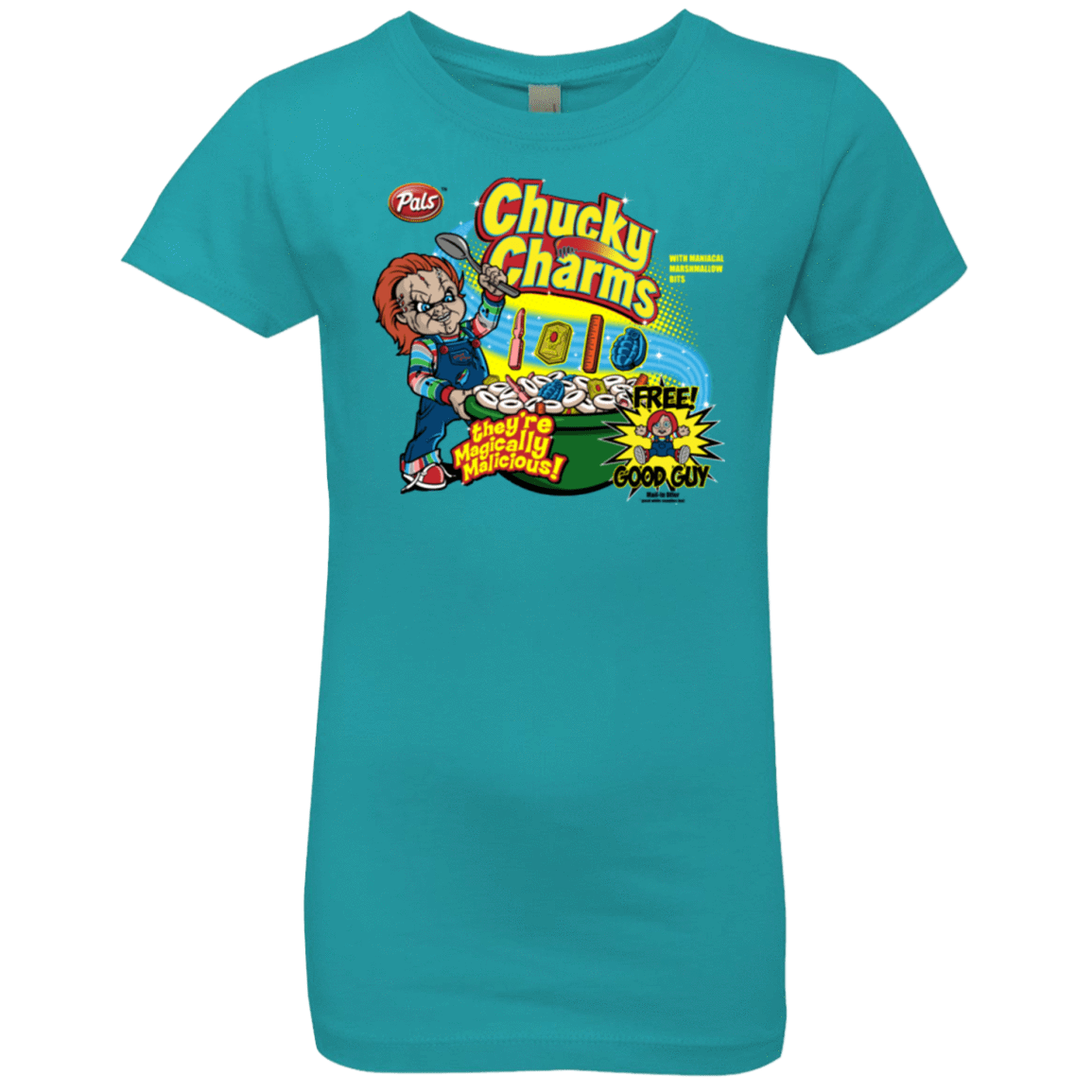 T-Shirts Tahiti Blue / YXS Chucky Charms Girls Premium T-Shirt