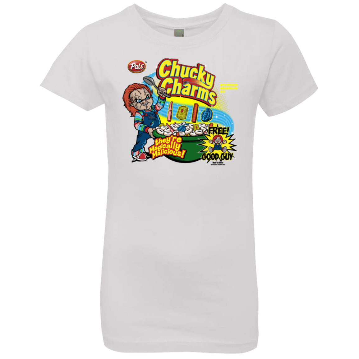 T-Shirts White / YXS Chucky Charms Girls Premium T-Shirt