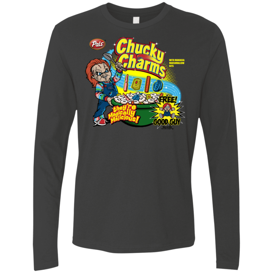 T-Shirts Heavy Metal / Small Chucky Charms Men's Premium Long Sleeve