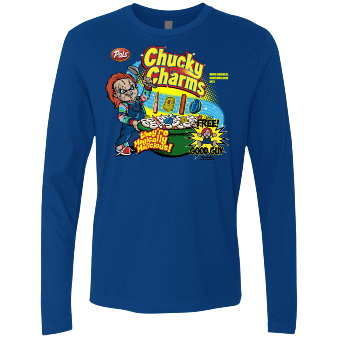 T-Shirts Royal / Small Chucky Charms Men's Premium Long Sleeve