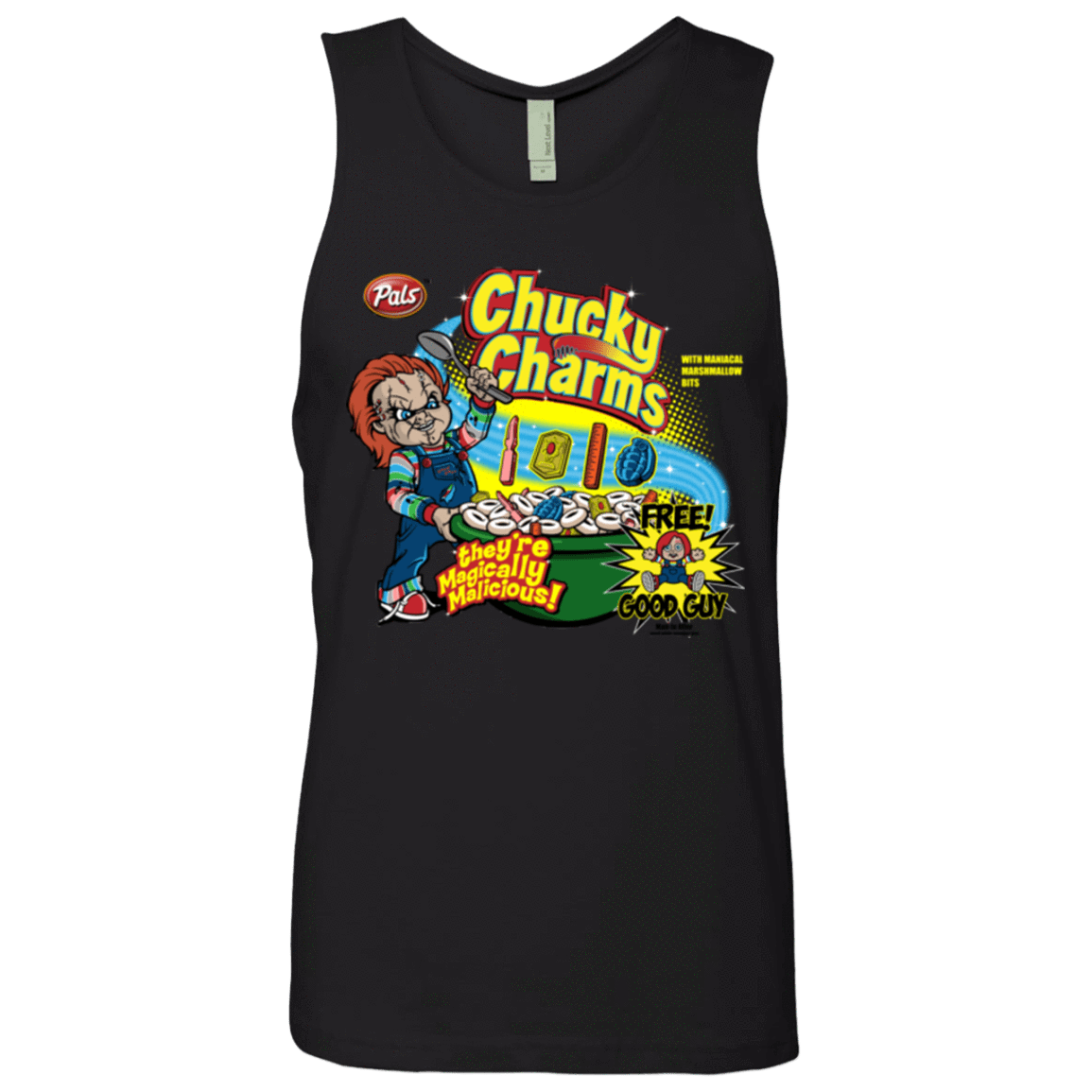T-Shirts Black / Small Chucky Charms Men's Premium Tank Top